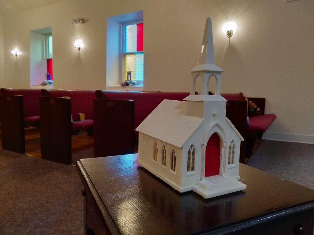 Birthday church on a stand